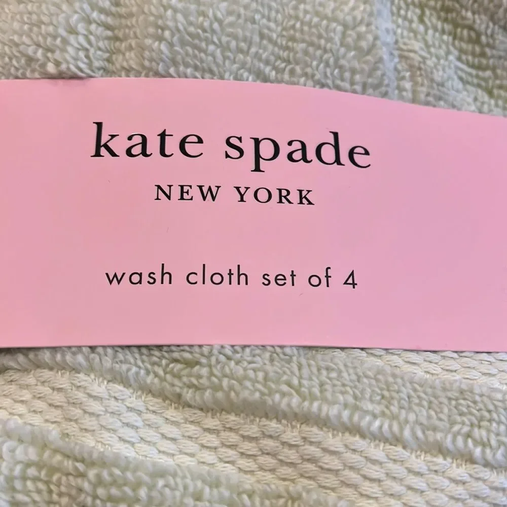NWT Kate Spade wash cloths